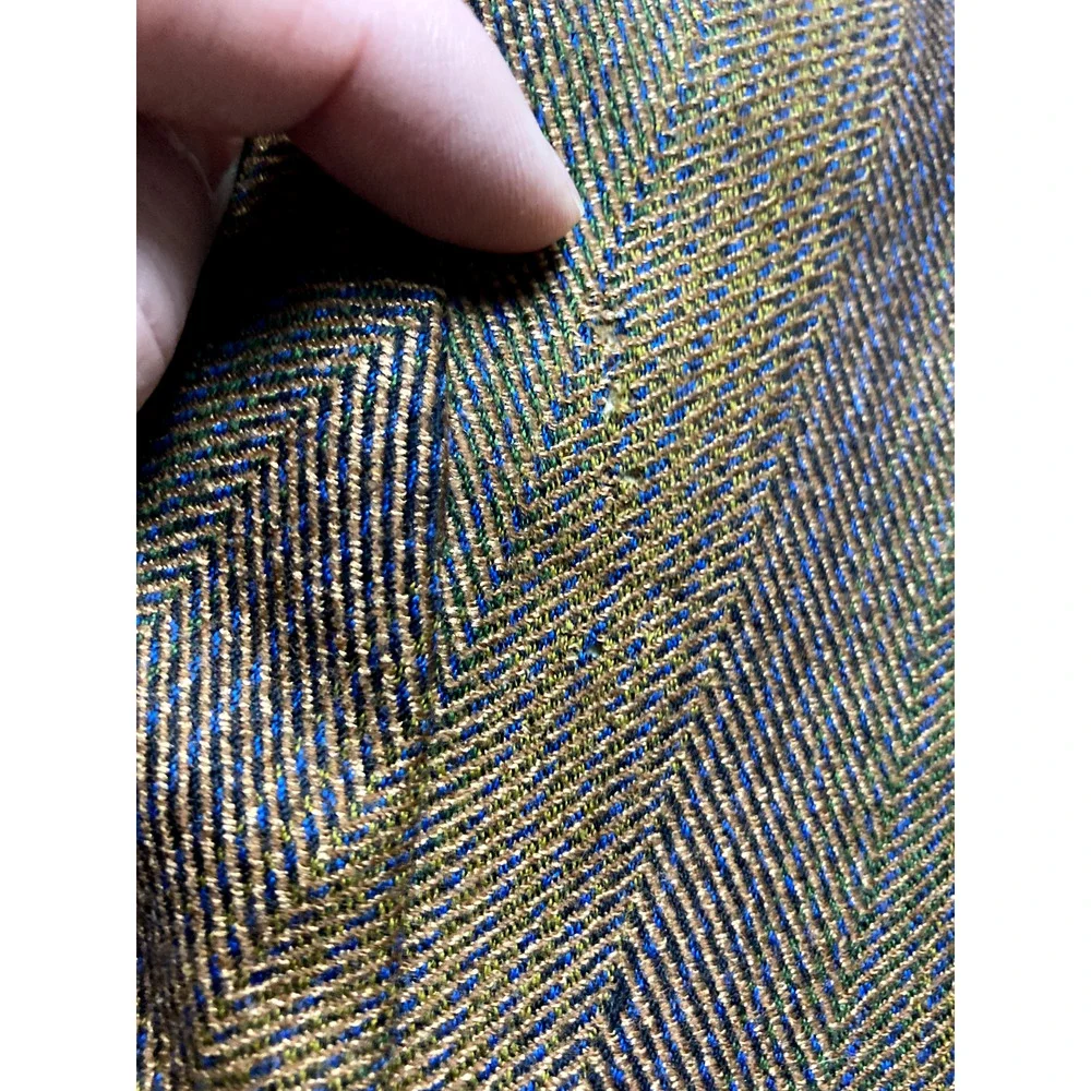 Vintage 60s James SS Lee Mod Shiny Sharkskin Rockabilly Mod Blazer Jacket Small